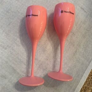 Veuve Clicquot Pink Champagne Flutes